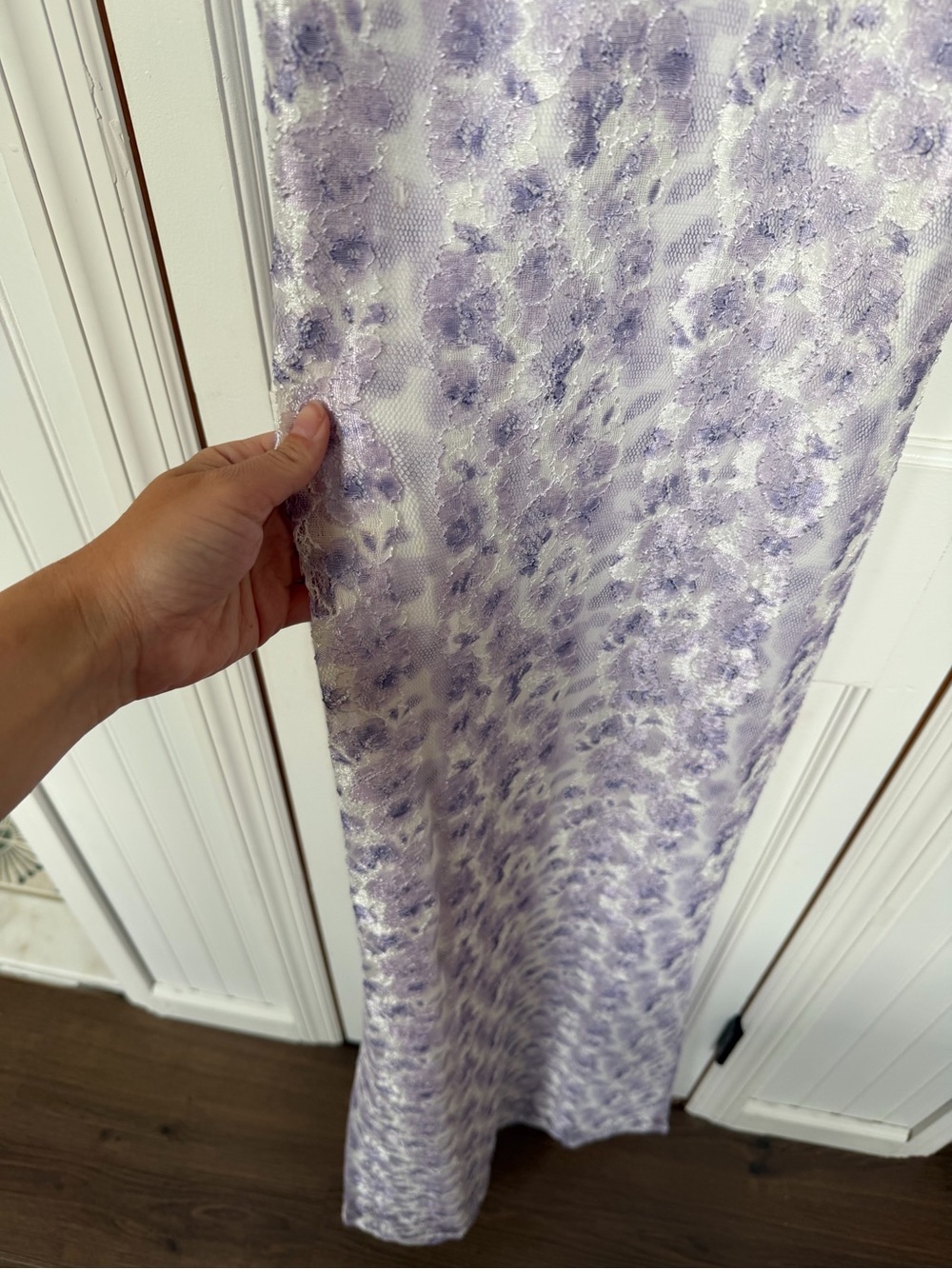 Beginning Boutique Lavender Floral Racerback Maxi Dress - Picture 2 of 4